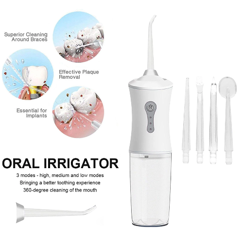 IRRIGADOR BUCAL ORAL RECARGABLE